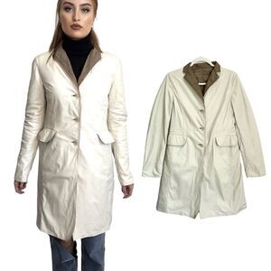 JIL Sander Double sided Leather trench